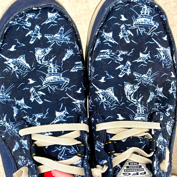 Columbia PFG Bahama Vent Laced Relax Boat Shoe, Navy - Picture 4 of 9